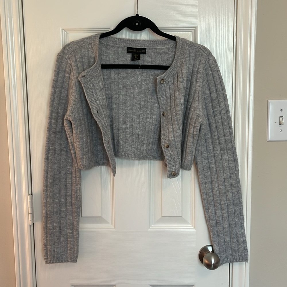 NWOT House of Harlow 1960 Crop Sweater - Picture 4 of 6
